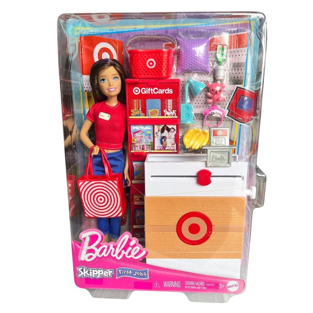 Barbie Skipper First Jobs Target Team Member Doll Playset Target Exclusive